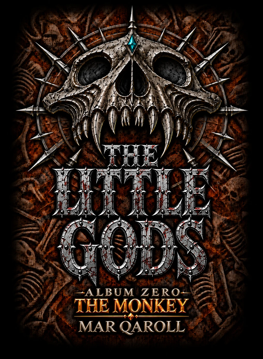 The Little Gods — Album Zero: The Monkey cover